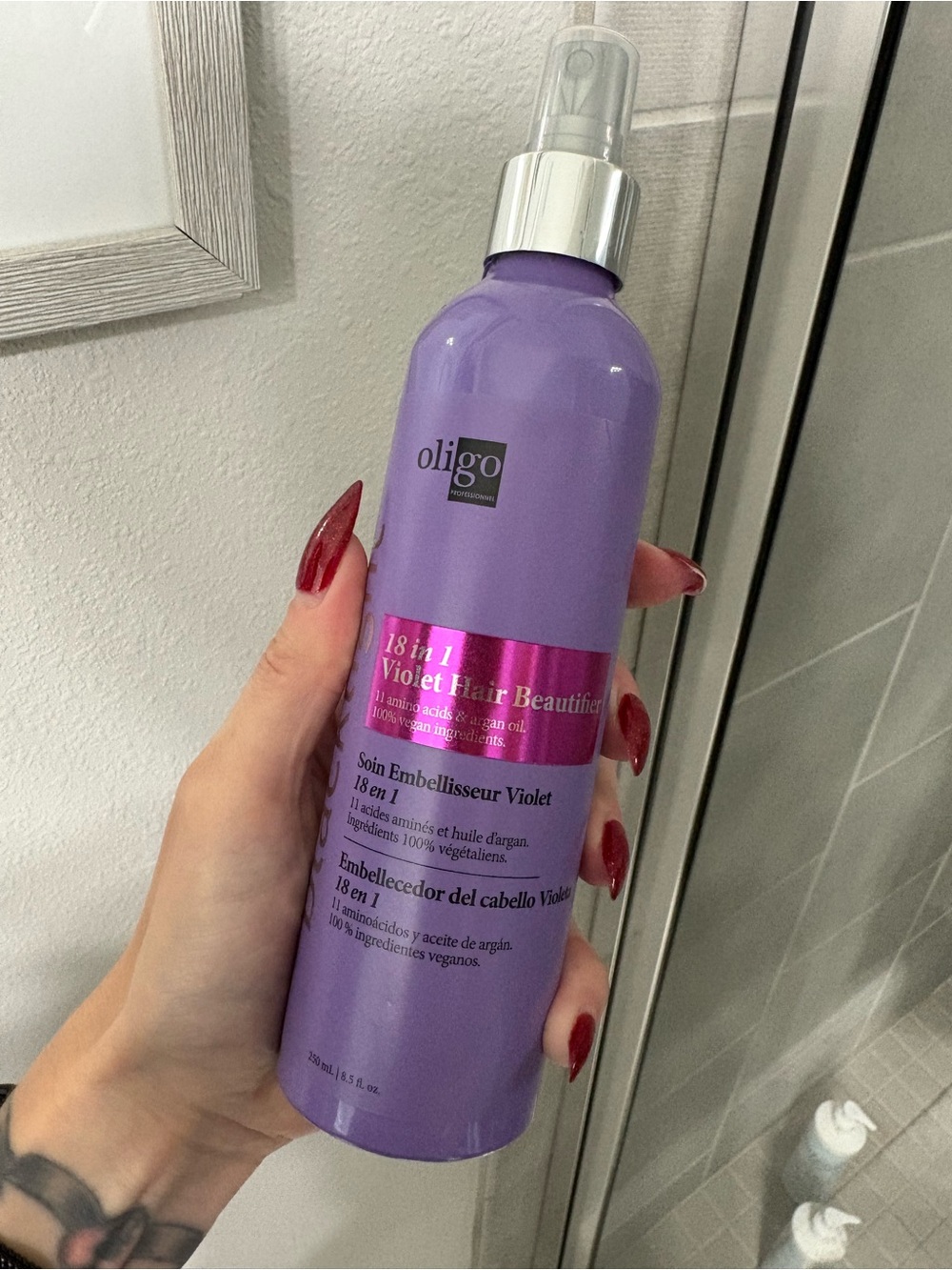 Oligo 18-in-1 Violet Hair Beautifier Spray - Purple